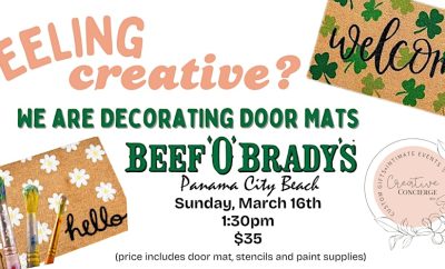 Doormat Decorating at Beef O’ Brady’s